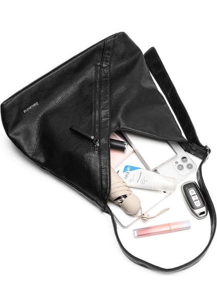 Yıkama Deri Omuz Askılı Kadın Çantası 21-K Barcelona 1931 indirimleri