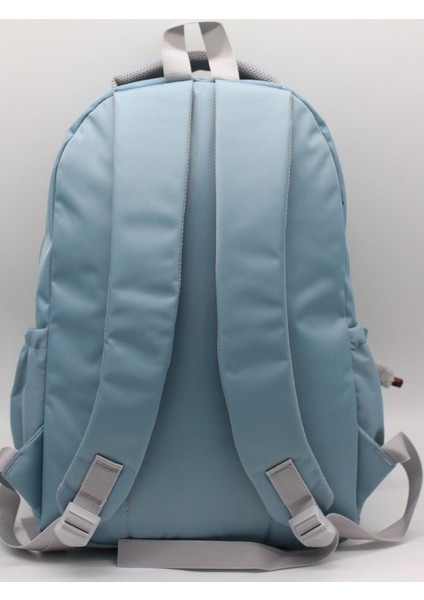 Okul Sırt Çantası Unisex Suya Dayanıklı Kumaş Okul Çantası HRM2500 Mavi