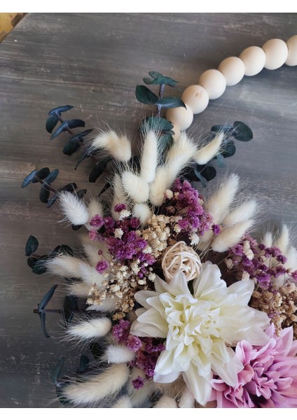 Natural Kapı Süsü Tahta Boncuklu, Hediye, Doğal, Dekor, Çelenk, Yapay Çiçek, Kurutulmuş Çiçek fiyatları