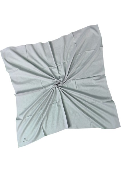 Valino Organik Pamuk Düz Renk Eşarp 100X100 cm - Doğal ve Nefes Alabilen Kumaş