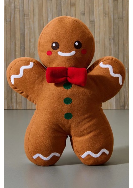 Kurabiye Adam Peluş Yastık, Uyku Arkadaşı Peluş, Yılbaşı Kurabiye Adam 32 cm fırsatları
