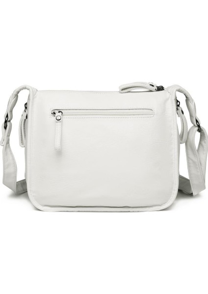 Yıkama Deri Postacı Askılı Kadın Çantası 21-K Barcelona 1934 fiyatları