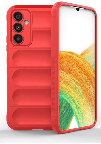 Samsung A36 Kılıf Optimum Silikon - Kırmızı - JUL9587-4822