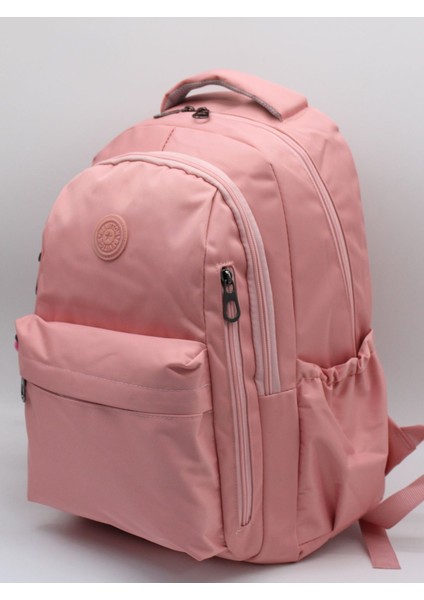 Okul Sırt Çantası Unisex Suya Dayanıklı Kumaş Okul Çantası HRM2500 Pudra fiyatları
