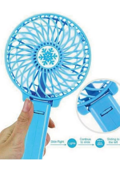 Turuncu Mini Katlanabilir Masaüstü Vantilatör, Taşınabilir ve Şarjlı Soğutucu Fan fırsatları