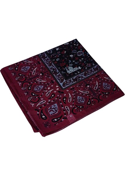 Mısırlı Eşarpları Büyük Boy Etnik Desenli Eşarp 120X120 cm