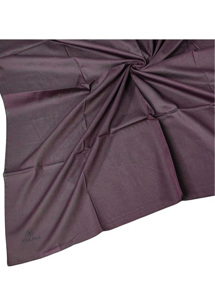 Valino Organik Pamuk Düz Renk Eşarp 100X100 cm - Doğal ve Nefes Alabilen Kumaş