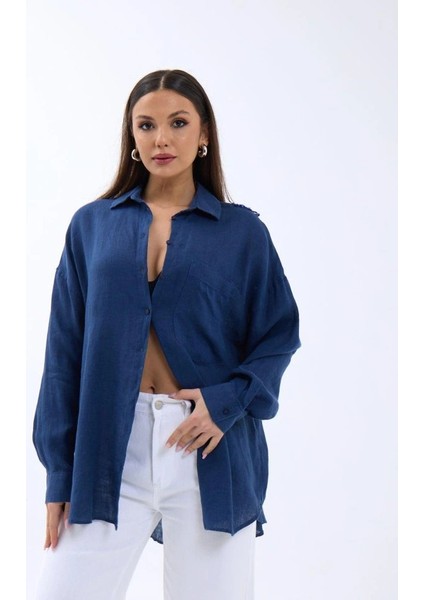 7399 Gömlek-Lacivert