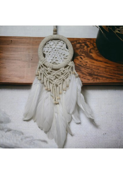 Rüya Kovan Dream Catcher Beyaz Kuş Tüylü fiyatları