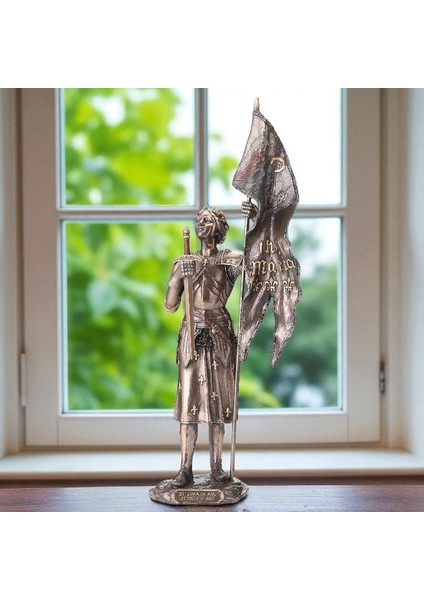 Wıse Veronese Serisi-Wise Mitoloji & Tarih-Wıse Joan Of Arc-13,5*9,5*38 CM– Dekoratif Obje ve Koleksiyonluk Model