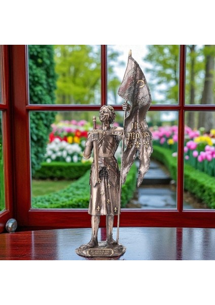 Wıse Veronese Serisi-Wise Mitoloji & Tarih-Wıse Joan Of Arc-13,5*9,5*38 CM– Dekoratif Obje ve Koleksiyonluk Model modelleri
