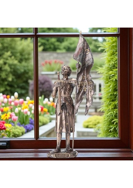 Wıse Veronese Serisi-Wise Mitoloji & Tarih-Wıse Joan Of Arc-13,5*9,5*38 CM– Dekoratif Obje ve Koleksiyonluk Model