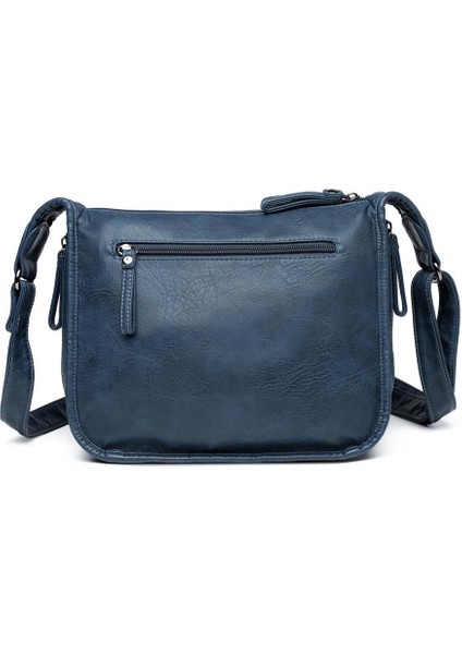 Yıkama Deri Postacı Askılı Kadın Çantası 21-K Barcelona 1934 fiyatları