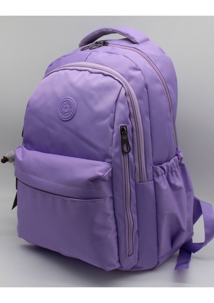 Okul Sırt Çantası Unisex Suya Dayanıklı Kumaş Okul Çantası HRM2500 Lila fiyatları
