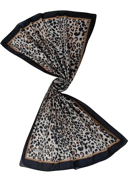 Mısırlı Eşarpları Soft Pamuklu Leopar Desenli Şal 75X190 cm modelleri