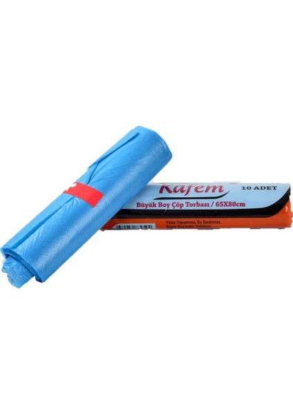 Büyük Boy Çöp Poşeti 65 x 80 cm 50'li Koli 500 Adet