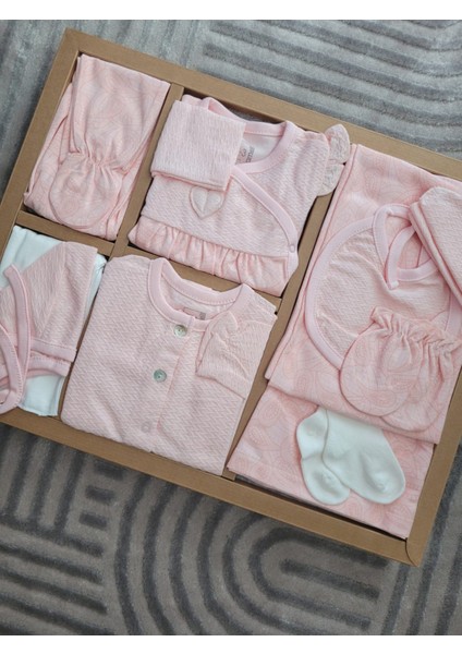 Incibaby Tiny Lace Premium % 100 Pamuk 10'lu Kız Bebek Hastane Çıkış Seti Yeni Sezon
