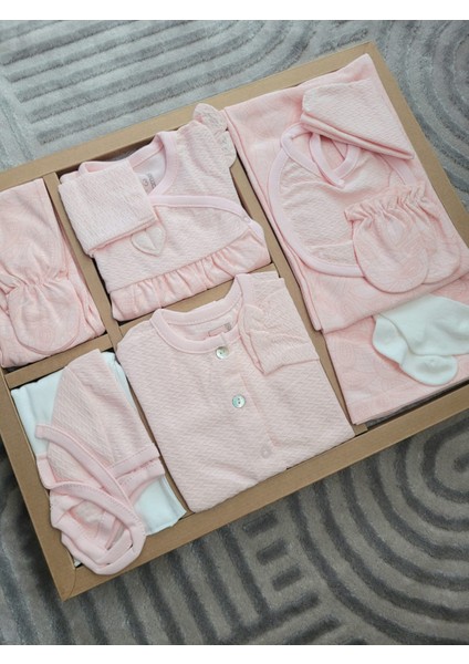 Incibaby Tiny Lace Premium % 100 Pamuk 10'lu Kız Bebek Hastane Çıkış Seti Yeni Sezon