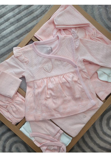 Incibaby Tiny Lace Premium % 100 Pamuk 10'lu Kız Bebek Hastane Çıkış Seti Yeni Sezon