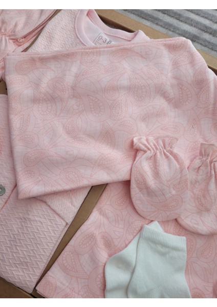 Incibaby Tiny Lace Premium % 100 Pamuk 10'lu Kız Bebek Hastane Çıkış Seti Yeni Sezon