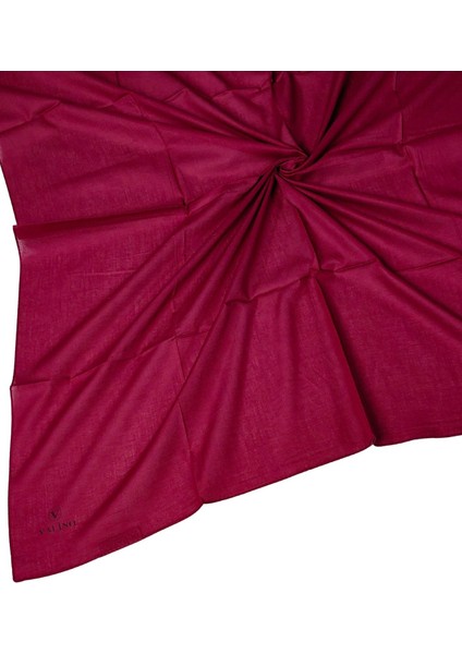 Valino Organik Pamuk Düz Renk Eşarp 100X100 cm - Doğal ve Nefes Alabilen Kumaş