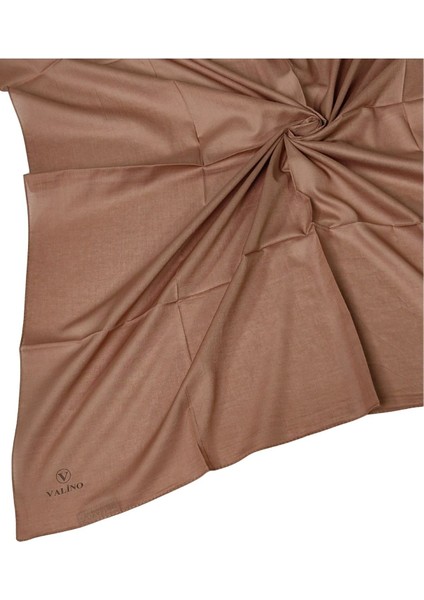 Valino Organik Pamuk Düz Renk Eşarp 100X100 cm - Doğal ve Nefes Alabilen Kumaş