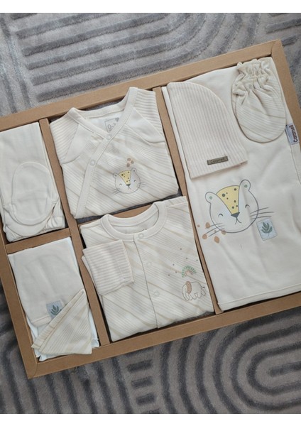Incibaby Good Baby Premium % 100 Pamuk 10'lu Erkek Bebek Hastane Çıkış Seti