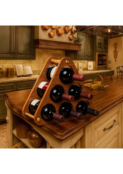 Ahşap Şaraplık -Ahşap Şişe Standı -Ahşap Şarap Organizeri modelleri