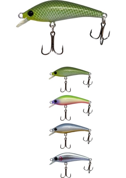 Hergele Super Pırpır Lrf Dalarlı Maket Balık Rapala Suni Yem 5,5 gr 60 mm 50 cm Dalar Zıpır