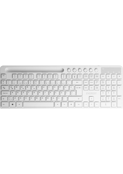 KM-730 Beyaz Kablosuz Q Multimedia Klavye + Mouse Set modelleri