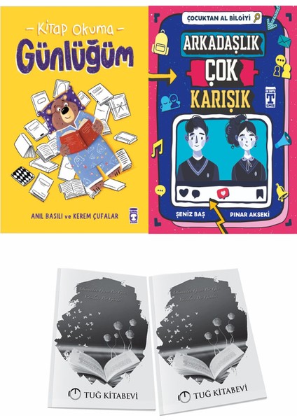 Kitap Okuma Günlüğüm ve Arkadaşlık Çok Karışık Çocuktan Al Bilgiyi + Hediyeli