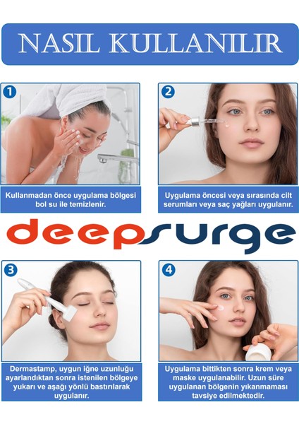 Titanyum İğneli Ayarlanabilir İğne Ölçülü (0.25-3.0mm) Dermastamp Derma Stamp Dermaroller Roller