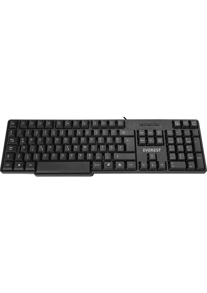 KB-517U Siyah 2mt Bakır Kablolu USB F Standart Klavye