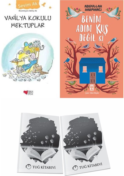 Vanilya Kokulu Mektuplar ve Benim Adım Kuş Değil Ki + Hediyeli