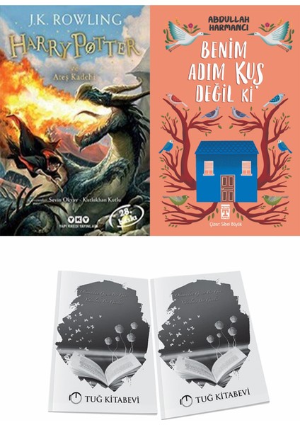Harry Potter ve Ateş Kadehi ve Benim Adım Kuş Değil Ki + Hediyeli