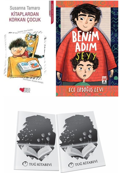 Kitaplardan Korkan Çocuk ve Benim Adım Şeyyy + Hediyeli
