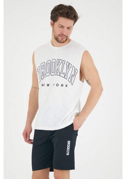 Süperlife Erkek Bisiklet Yaka Regular Fit Brooklyn Baskılı Tişört SPR22TS116 modelleri