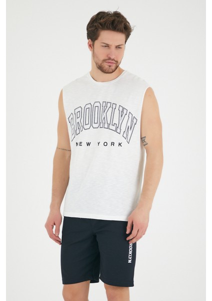 Süperlife Erkek Bisiklet Yaka Regular Fit Brooklyn Baskılı Tişört SPR22TS116 fırsatları