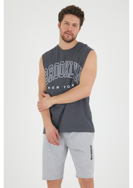 Süperlife Erkek Bisiklet Yaka Regular Fit Brooklyn Baskılı Tişört SPR22TS116 modelleri