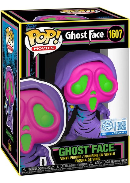 Pop Scream Ghost Face Black Light Funko Pop! Vinyl Figure #1607 Figür