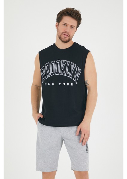 Süperlife Erkek Bisiklet Yaka Regular Fit Brooklyn Baskılı Tişört SPR22TS116 fırsatları
