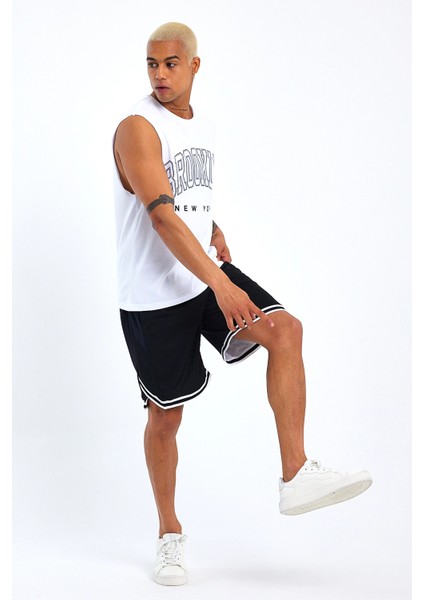 Süperlife Erkek Bisiklet Yaka Regular Fit Brooklyn Baskılı Tişört SPR22TS116 fiyatları