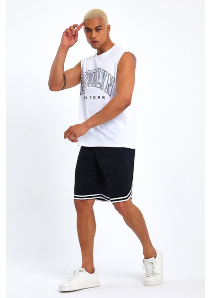 Süperlife Erkek Bisiklet Yaka Regular Fit Brooklyn Baskılı Tişört SPR22TS116 modelleri