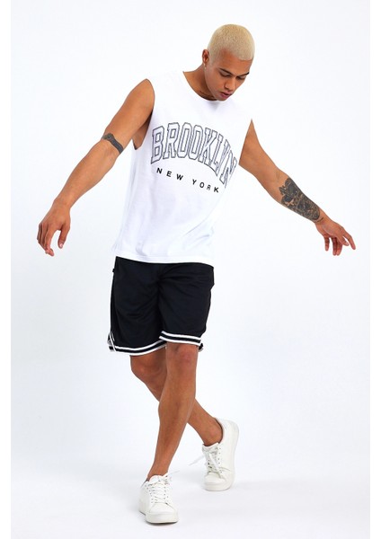 Süperlife Erkek Bisiklet Yaka Regular Fit Brooklyn Baskılı Tişört SPR22TS116 fırsatları