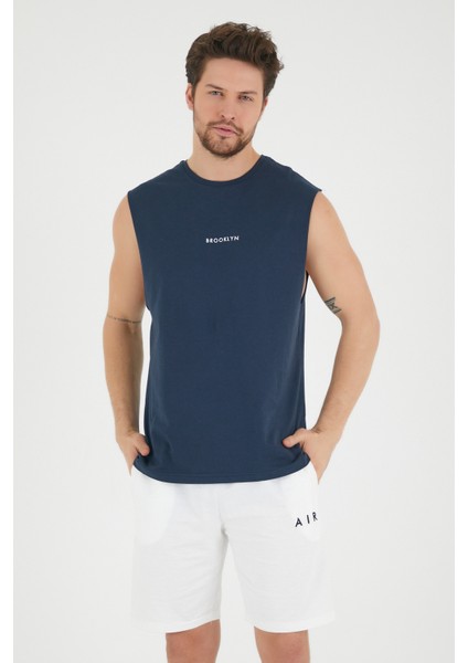 Süperlife Erkek Bisiklet Yaka Regular Fit Brooklyn Baskılı Tişört SPR22TS122