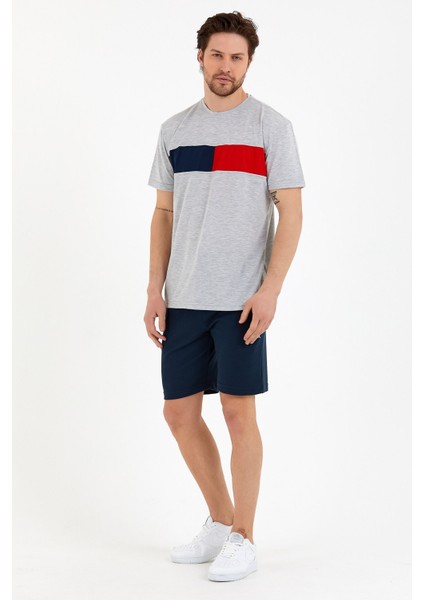 Süperlife Erkek Bisiklet Yaka Regular Fit Garnili Tişort SPR22TS111 fiyatları