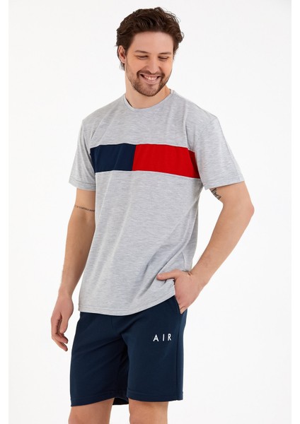 Süperlife Erkek Bisiklet Yaka Regular Fit Garnili Tişort SPR22TS111 modelleri