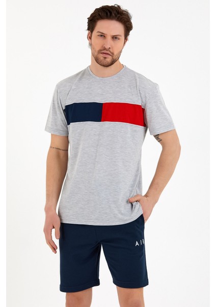 Süperlife Erkek Bisiklet Yaka Regular Fit Garnili Tişort SPR22TS111 indirimleri