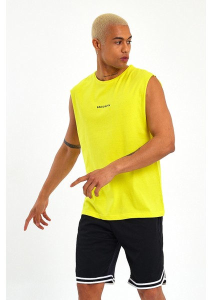 Süperlife Erkek Bisiklet Yaka Regular Fit Brooklyn Baskılı Tişört SPR22TS122 modelleri