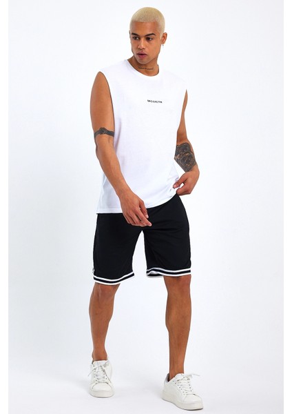 Süperlife Erkek Bisiklet Yaka Regular Fit Brooklyn Baskılı Tişört SPR22TS122 fiyatları